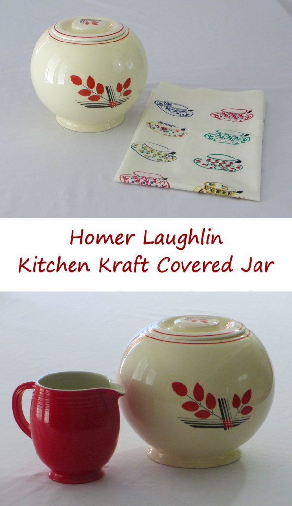 Homer Laughlin Kitchen Kraft Covered Jar