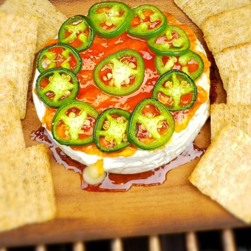 Plank-Smoked Camembert