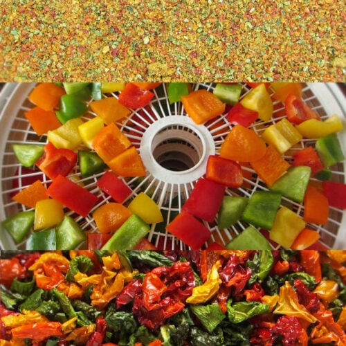 Bell Pepper Powder on the Nesco Snackmaster Pro