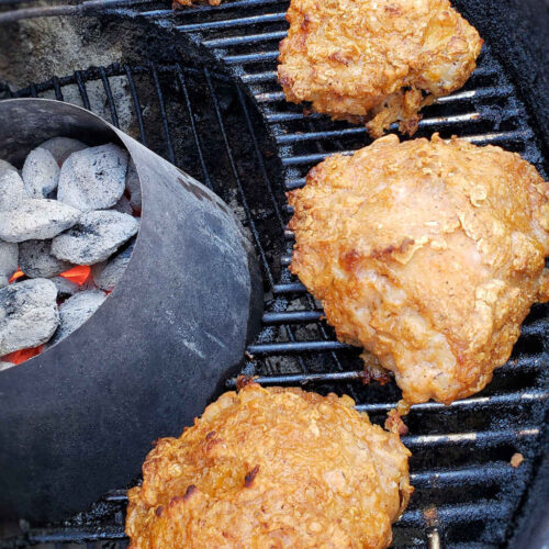Cajun-Brined Fried Chicken using the Vortex