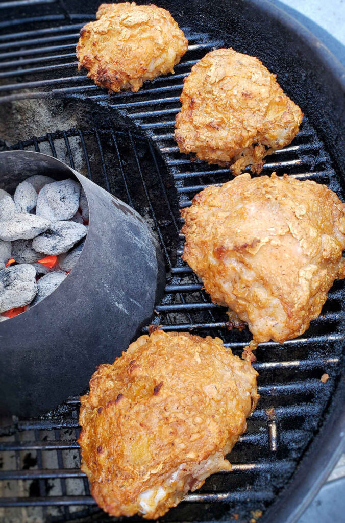 Cajun-Brined Fried Chicken using the Vortex