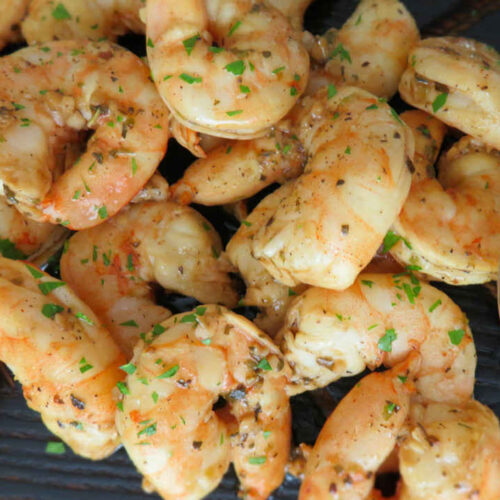 Peppered Shrimp using Sous Vide