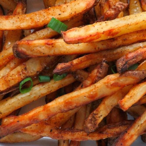 Seasoned Skinny Fries using the Vortex