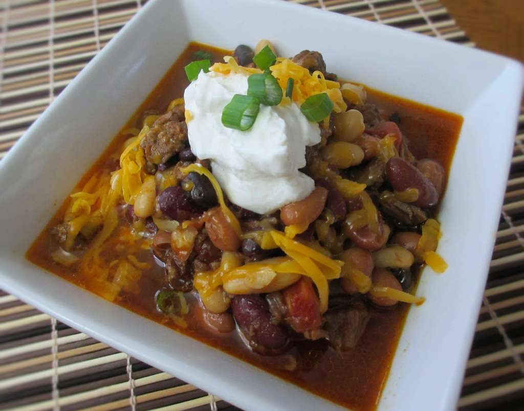 6-Bean Beef and Sausage Chili