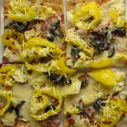 Antipasto Flatbread Pizza