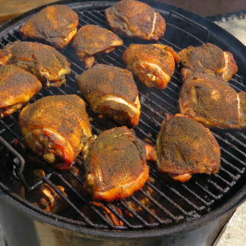 Awesome Smoked Chicken Thighs