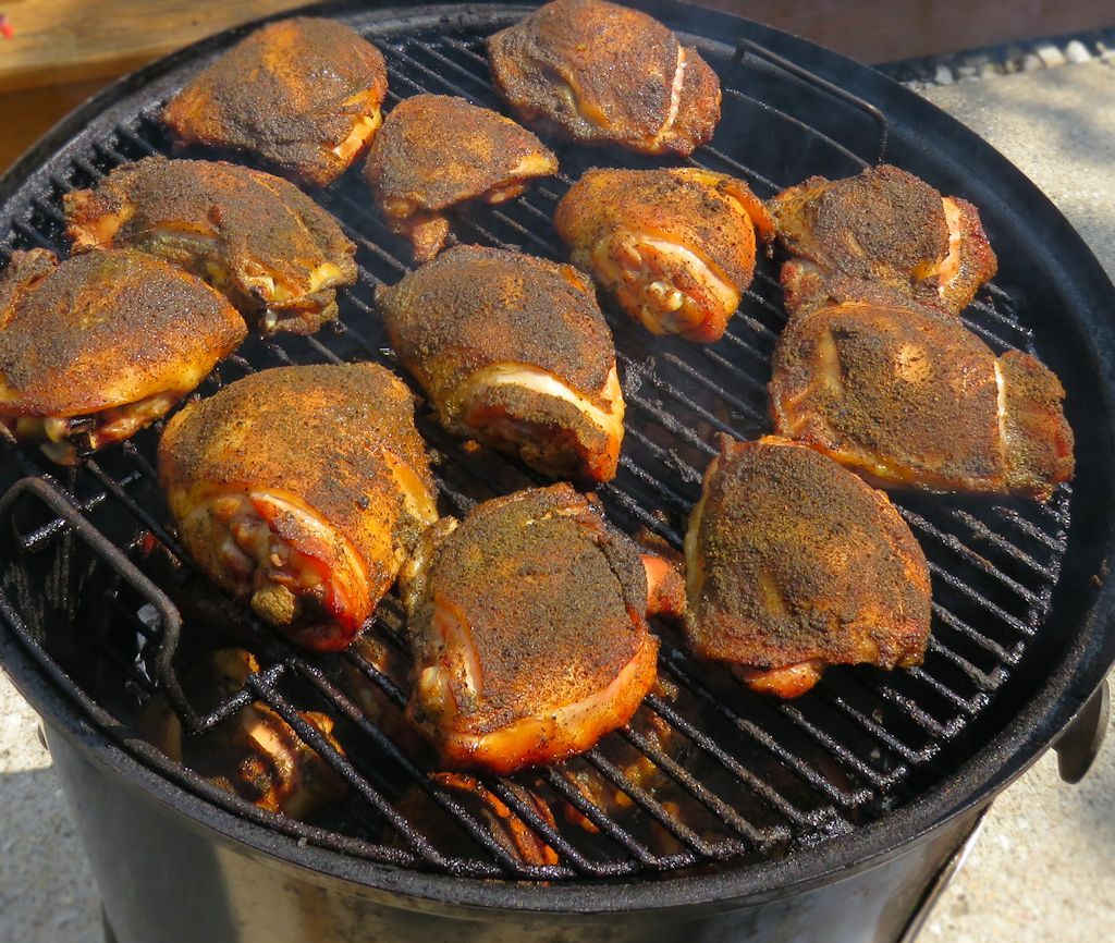 Awesome Smoked Chicken Thighs