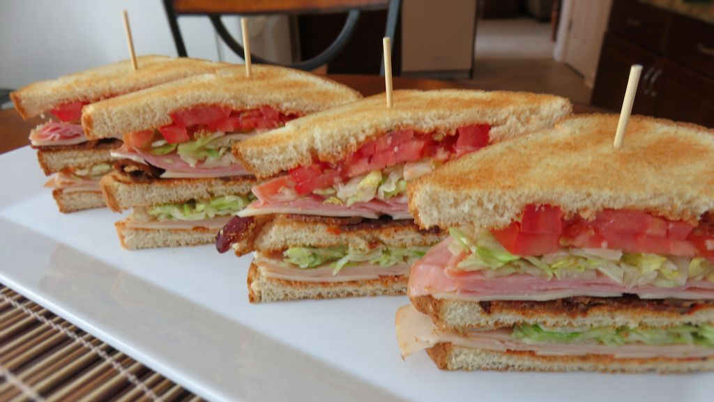 BBQ Island Club Sandwich