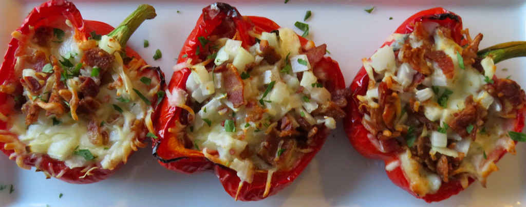 Bacon Cheese-Stuffed Peppers