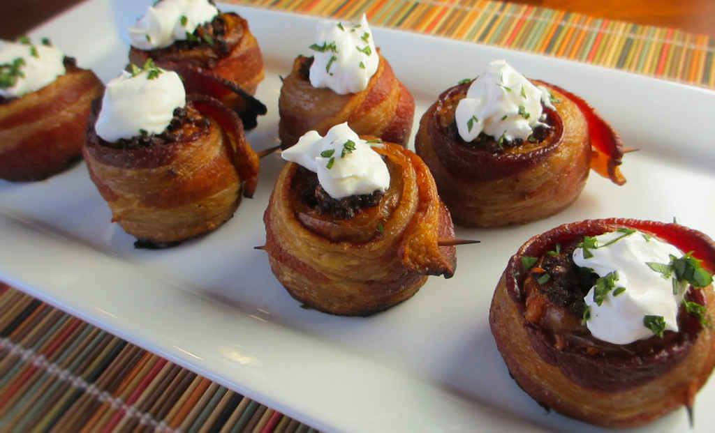 Bacon-Wrapped Mexican Potatoes