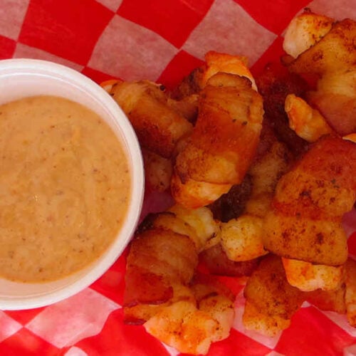 Bacon-Wrapped Shrimp on the Char-Broil Big Easy