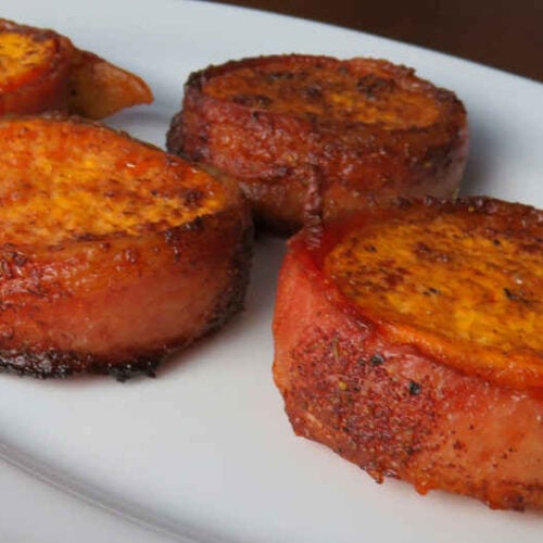 Bacon-Wrapped Sweet Potato Bites