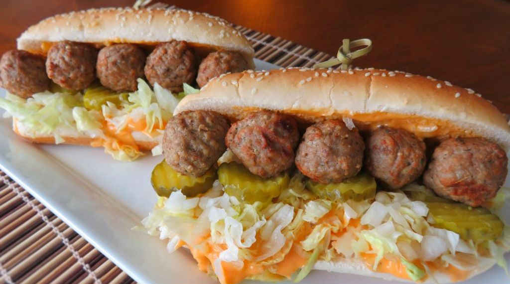 Big Mac Meatball Subs