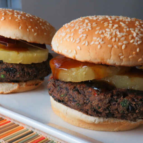 Black Bean Teriyaki Burgers