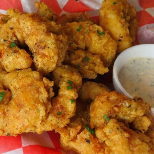 Blackened Fried Shrimp