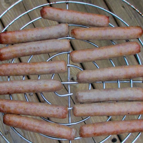 Breakfast Sausage Links on the Char-Broil Big Easy
