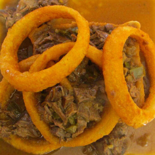 Brisket with Cajun Brown Gravy Life's A Tomato