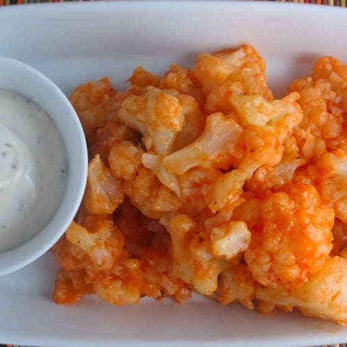 Buffalo Cauliflower Bites