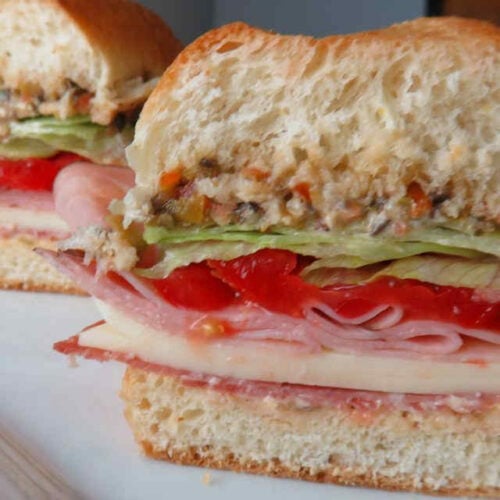 Cajun Muffaletta Poboys