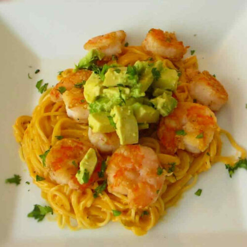 Caribbean Shrimp Pasta