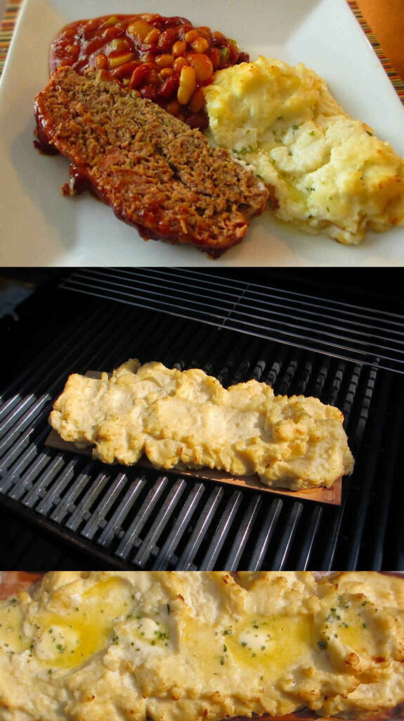 Cedar Planked Creamy Mashed Potatoes