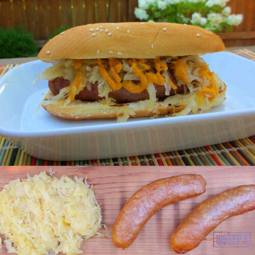 Cedar-Planked Sausage Sandwich