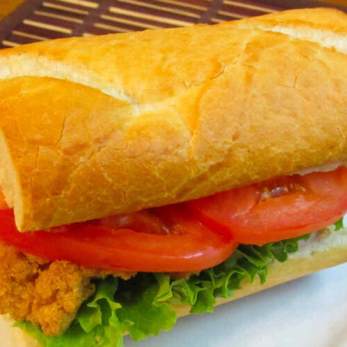 Cheater Crispy Chicken Po Boy