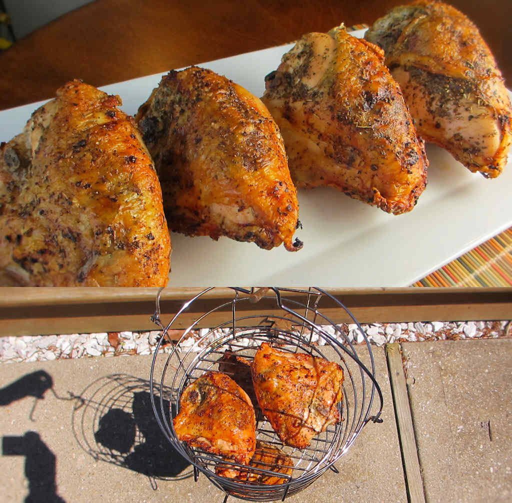 Copycat Boston Market Tuscan Herb Chicken on the Char-B roil Big Easy