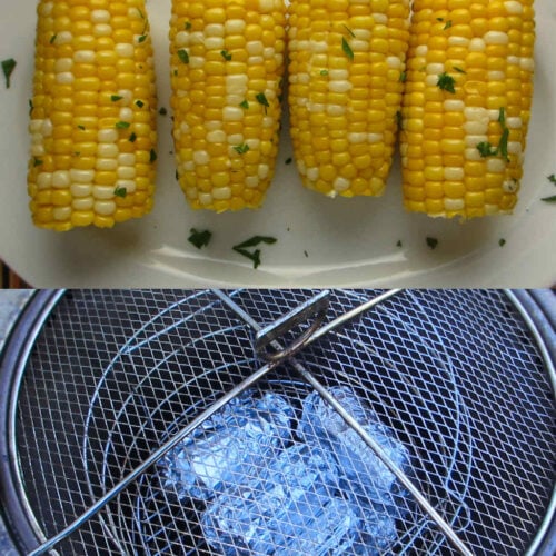 Corn in Packets on the Char-Broil Big Easy