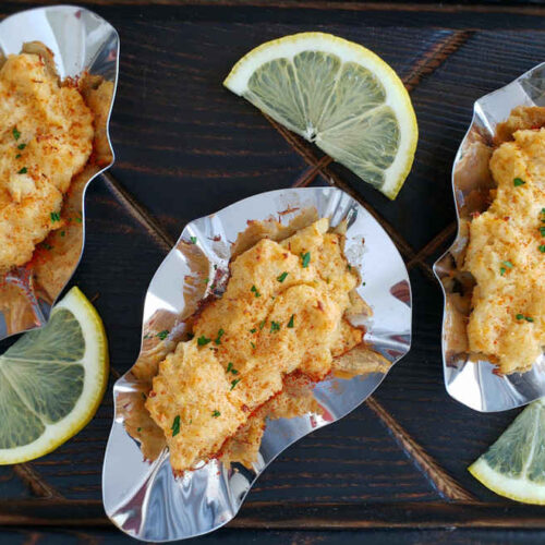 Crabmeat Stuffed Oyster Shells Life's A Tomato