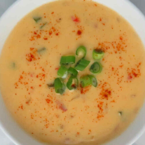 Homemade Creamy Cheddar Soup - Life's A Tomato