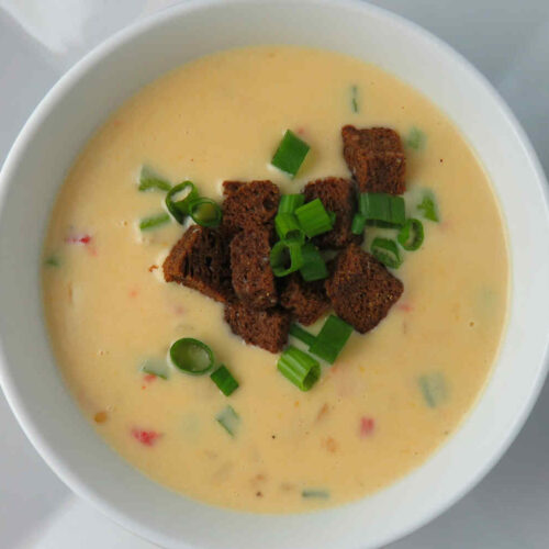 Creamy Pimento Cheese Soup