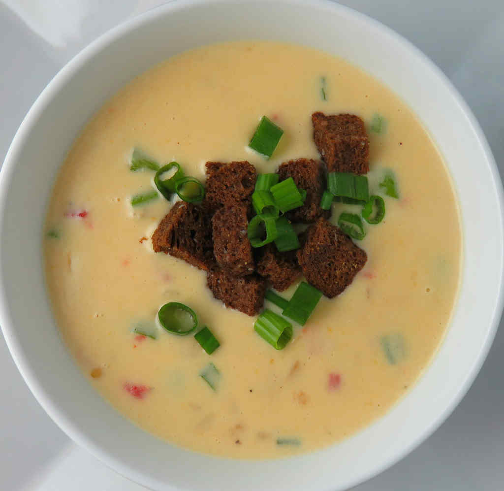 Creamy Pimento Cheese Soup