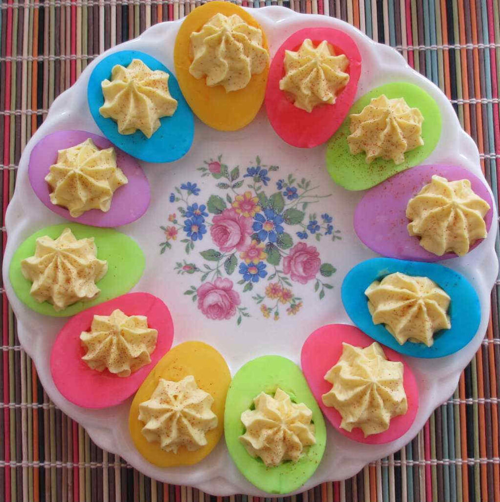 Deviled Pastel Easter Eggs