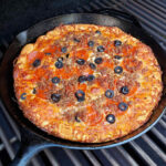 Easy Deep-Dish Pizza using a Gas Grill