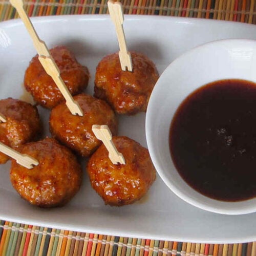 Fire-Eater Chicken Meatballs