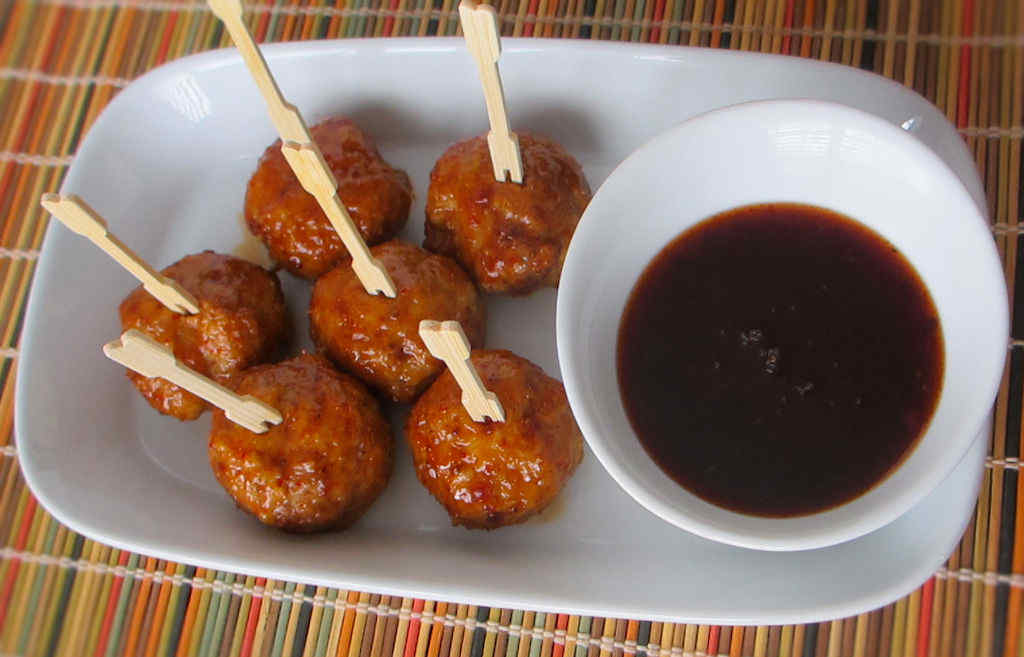 Fire-Eater Chicken Meatballs