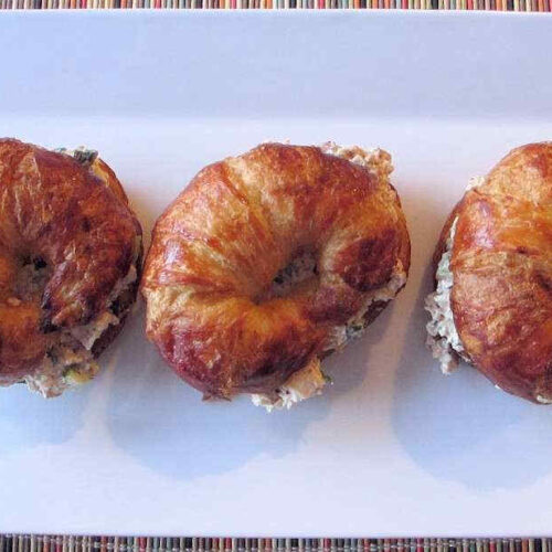 Fried Chicken Salad Sandwiches