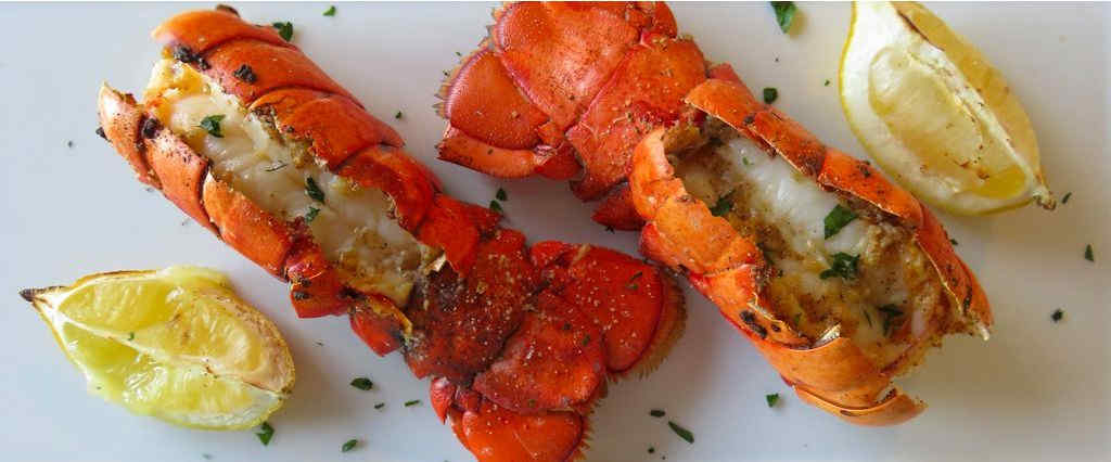 Garlic Lobster Tails on the Char-Broil Big Easy