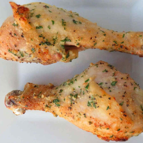 Garlic Parmesan Drumsticks on the CharBroil Big Easy Life's A Tomato