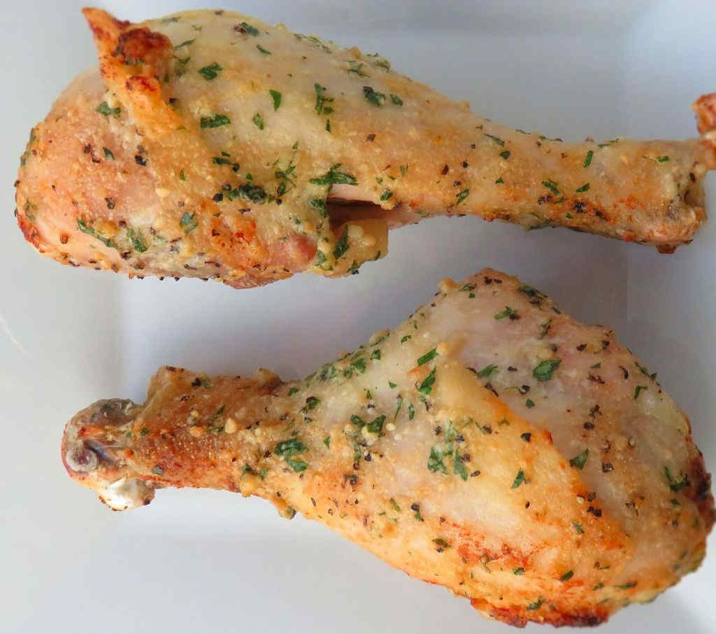 Garlic Parmesan Drumsticks on the Char-Broil Big Easy