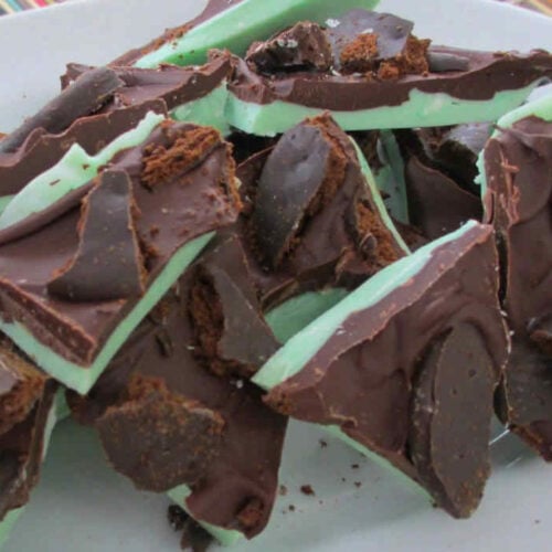 Grasshopper Thin Mint Bark