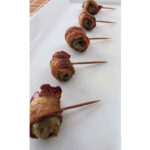 Grilled Bacon-Wrapped Stuffed Olives