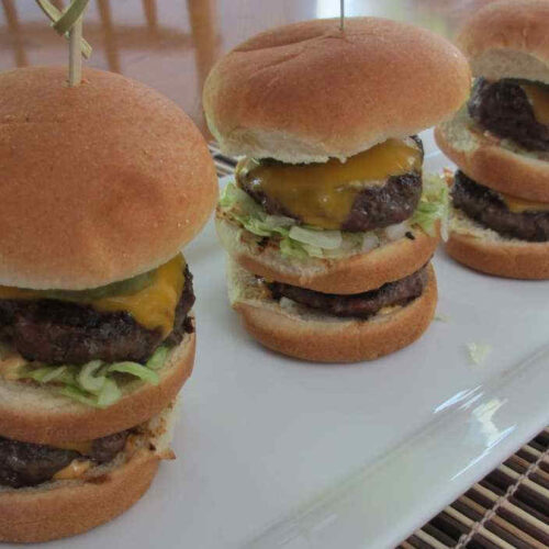 Grilled Big Mac Sliders