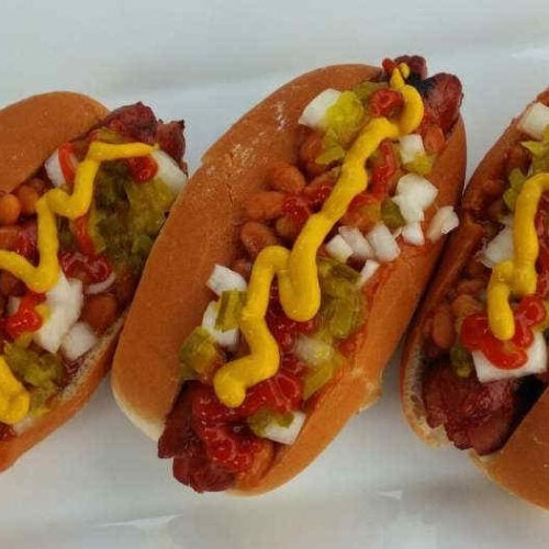 Grilled Boston Hot Dogs