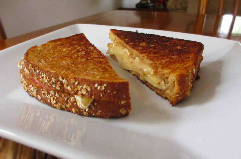 Grilled Caramel Apple Cheese Sandwich