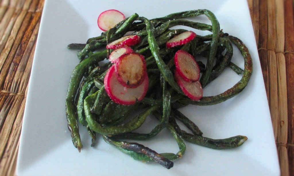 Grilled Chinese Long Green Beans
