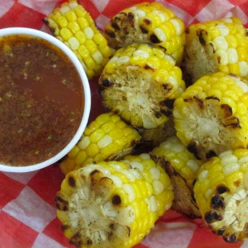 Grilled Corn Disks with Southwestern Butter