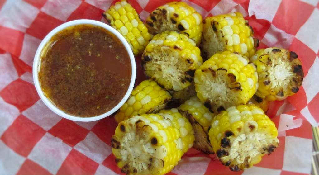 Grilled Corn Disks with Southwestern Butter