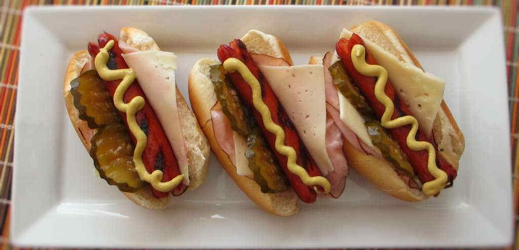 Grilled Cuban Hot Dogs